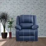 Justin Motorized Recliner One Seater Sofa Leather