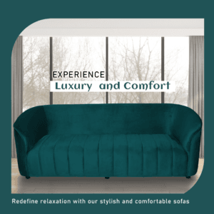 Fabric 3 Seater Sofa