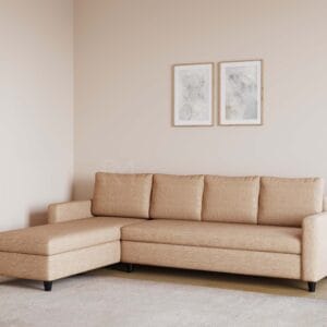 RM HOME Megun RHS Molfino Fabric 6 Seater Sofa – Stylish & Comfortable Seating Solution